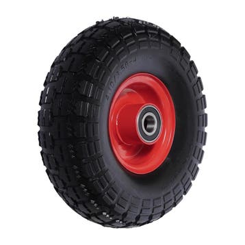 Los wiel 10 massief rubber ijzeren velg voor steekwagen, Verzenden, Nieuw