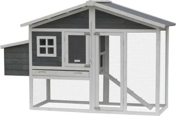 Kippenhok Flamingo Vigo Rustic – Houten Kippenhok met Ren., Verzenden, Nieuw, Kippenhok of Kippenren