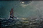André Gignac (1866-1956) - Zeezicht bij nacht (Nocturne), Antiek en Kunst