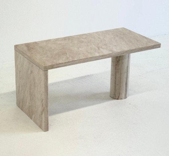 Bijzettafel - Marmer, Antiek en Kunst, Kunst | Designobjecten