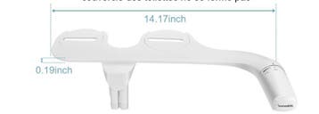Ultradunne Toiletbidet Dubbele Sproeier Niet Elektrisch Hygi, Verzenden, Nieuw
