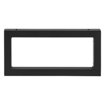 Ophangbeugel voor wastafelblad set van 2 zwart mat 40x20 cm, Verzenden, Nieuw
