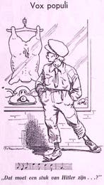 Spotprent over Nederlandse mening over Hitler (lijst optie), Verzenden