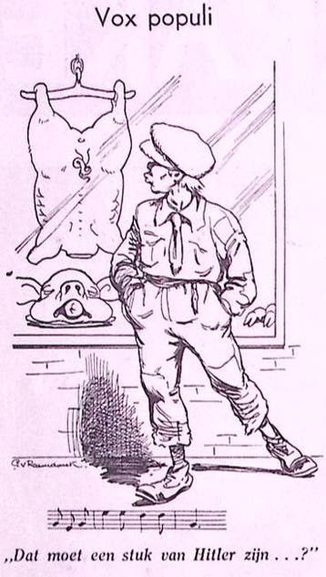 Spotprent over Nederlandse mening over Hitler (lijst optie), Verzenden