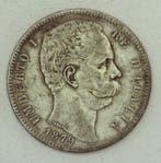Italien 5 Lire 1879 R Umberto I, Verzenden