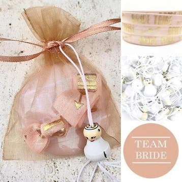 7-delige sjerpen set Bride to Be en Team Bride, Kleding | Dames, Ophalen of Verzenden, Nieuw, Wit, Accessoires