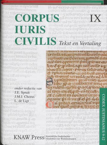 Corpus Iuris Civilis | J.E. Spruit; J.M.J. Chorus; L. Ligt, Ophalen of Verzenden, Nieuw, J.E. Spruit; J.M.J. Chorus; L. Ligt