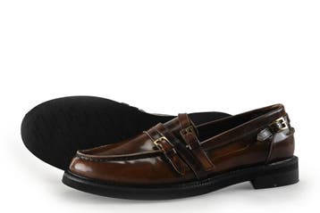 Stefano Lauran Loafers in maat 39 Bruin, Kleding | Dames, Schoenen, Bruin, Verzenden, Overige typen, Zo goed als nieuw