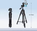 Telefoon en Camera Statief 140 cm Aluminium Tripod QR, Verzenden, Nieuw