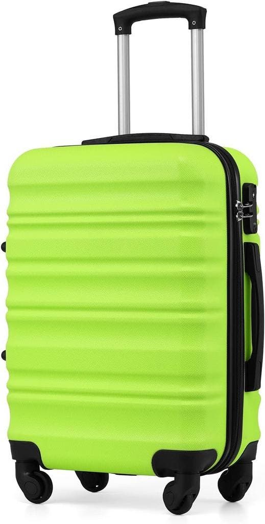 Reiskoffer Groen ABS | Retourdeal 27% Korting, Sieraden, Tassen en Uiterlijk, Koffers, 45 tot 55 cm, 70 cm of meer, Wieltjes, Nieuw