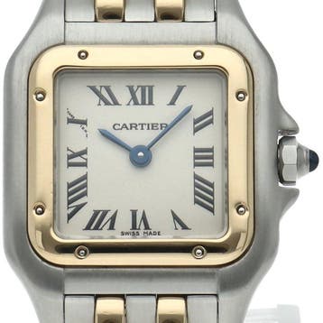 Cartier - PANTHERESM Watch, Two-Tone, 2-Row, Rare Dial -, Nieuw