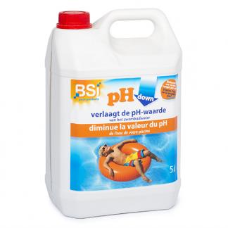 pH verlager | BSI | 5 liter (Vloeibaar, pH-), Tuin en Terras, Zwembad-toebehoren, Nieuw, Verzenden