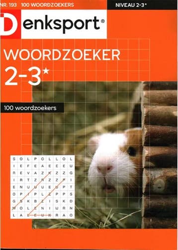 Denksport Woordzoeker 100 Woordzoekers - 193 2025, Verzenden, Nieuw, Sport en Vrije tijd