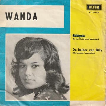 vinyl single 7 inch - Wanda - Sukiyaki / De Kelder Van Billy, Verzenden, Zo goed als nieuw, 7 inch, Nederlandstalig