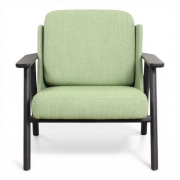 Alki Lasai Lounge Chair, groen-zwart, Overige plaatsen, Ophalen of Verzenden, Gebruikt, Stoel