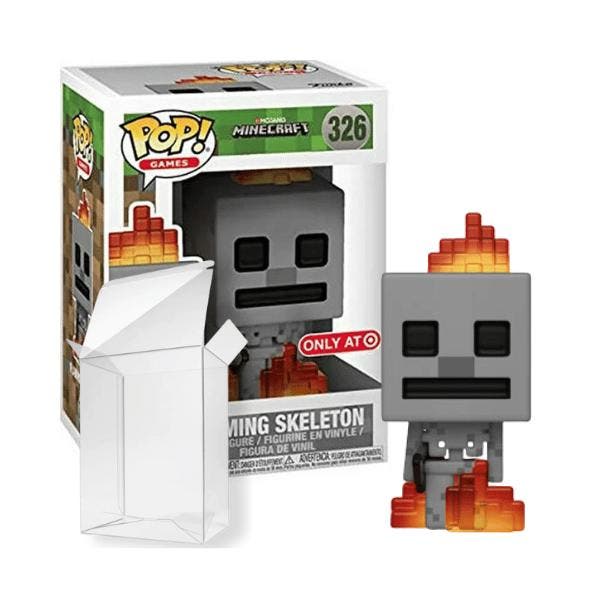 Funko Pop!  Minecraft - Flaming Skeleton #326 Target, Verzamelen, Poppetjes en Figuurtjes, Verzenden