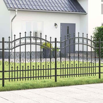 vidaXL Tuinhek KAMPEN 240 x 140 cm Mesh Poedergecoat staal, Verzenden, Nieuw, IJzer