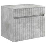 vidaXL Wand Gemonteerde Badkamerkast Betongrijs 59 x 44,5 x, Verzenden, Nieuw