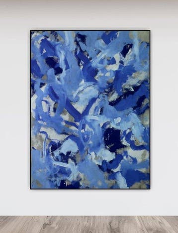 Étienne Pixa - Composition 1A.9.C - Large abstract painting