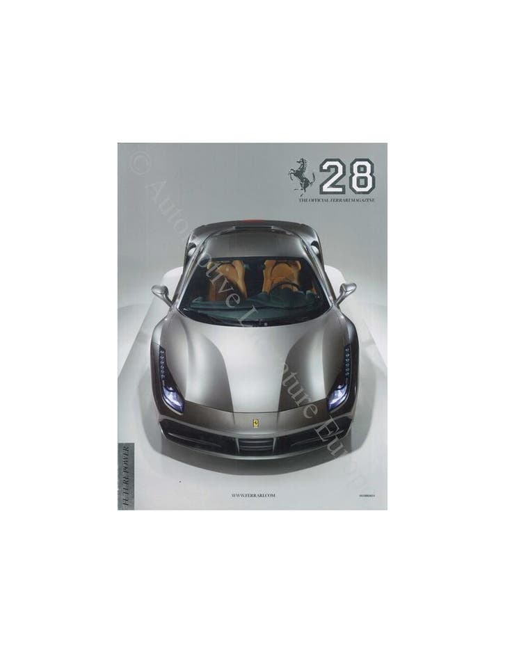 2015 FERRARI MAGAZINE ENGELS 28, Boeken, Auto's | Folders en Tijdschriften, Ferrari