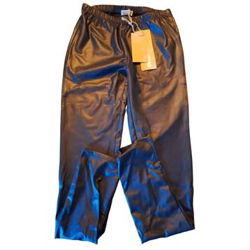Legging -- Leatherlook - 164 / Zwart, Verzenden, Nieuw