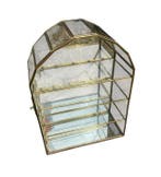 Vitrine - Messing, Glas - Vitrine, Nieuw