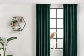 Lifa Living - Fluwelen Gordijnen - 150 x 250 cm - Donker, Verzenden, Nieuw