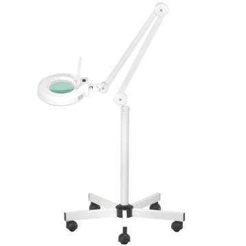 LED Loeplamp met Statief 5 Dioptrie – Verrijdbaar Wit, Ophalen of Verzenden, Nieuw