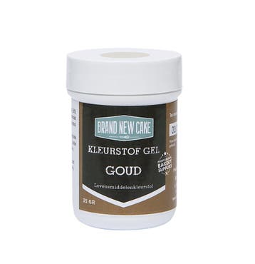 BrandNewCake Kleurstof Gel Goud 35g, Verzenden, Nieuw