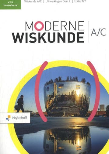 Moderne Wiskunde vwo AC 2 uitwerkingenboek 9789001054724, Boeken, Techniek, Zo goed als nieuw