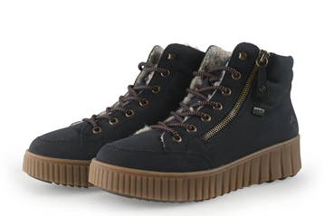 Rieker Snowboots in maat 39 Blauw, Kleding | Dames, Schoenen, Snowboots, Zo goed als nieuw, Rieker, Verzenden
