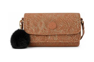 Kipling Handtas Bruin, Verzenden, Zo goed als nieuw, Bruin