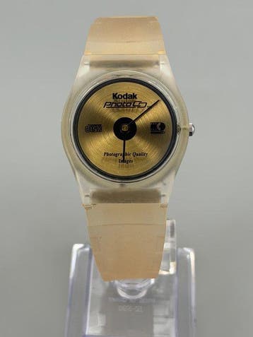 Kodak Photo CD – Ultra-Rare Rotating Disc Watch – Dealer, Nieuw