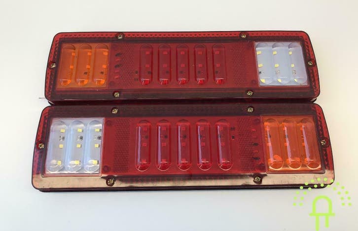 Set van 2 Led Achterlichten 12v Type 27 [Lilaled.nl], Caravans en Kamperen, Camper-accessoires, Nieuw, Ophalen of Verzenden