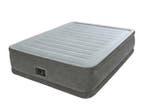 Intex velours luchtbed met ingebouwde pomp plush elevated qu, Nieuw