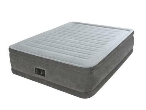 Intex velours luchtbed met ingebouwde pomp plush elevated qu, Caravans en Kamperen, Kampeeraccessoires, Nieuw