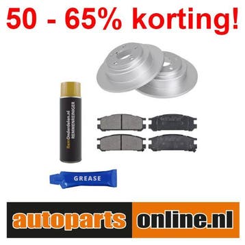 Remschijven + Remblokken Subaru Impreza achterzijde, Verzenden, Nieuw, Subaru