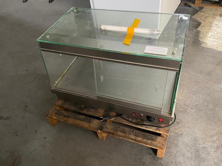 warmhoud vitrine - 50,5x78x48,5 lxbxh, Zakelijke goederen, Horeca | Keukenapparatuur, Ophalen of Verzenden