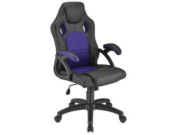 Veiling - Bureaustoel / Gamingstoel - Montreal - Violet, Nieuw