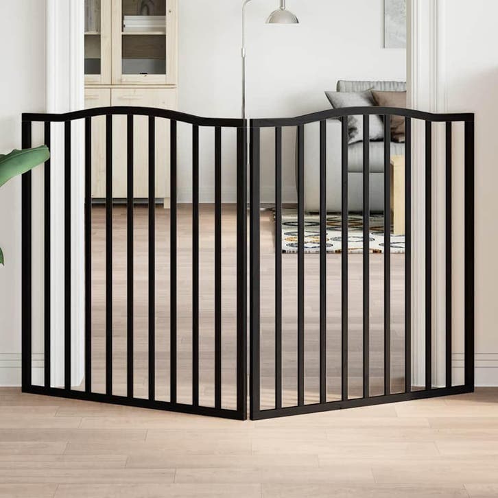 vidaXL Hondenhek inklapbaar 2 panelen 160 cm populierenhout, Dieren en Toebehoren, Honden-accessoires, Nieuw, Verzenden