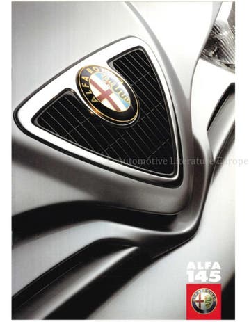 1999 ALFA ROMEO 145 BROCHURE NEDERLANDS, Nieuw, Alfa Romeo, Author
