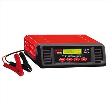 Ferve F-9030 Professional Battery Charger | 12V/24V 5-30A, Ophalen of Verzenden, Nieuw