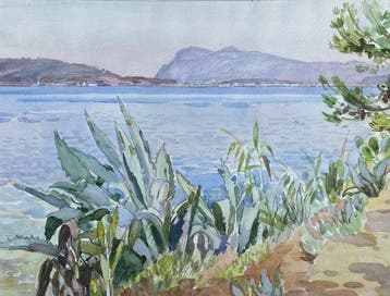 Alexandre Nozal (1852–1929) - Paysage de bord de mer à