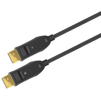 Optische DisplayPort kabel 2.0 | Goobay | 20 meter (8K@60Hz), Audio, Tv en Foto, Audiokabels en Televisiekabels, Nieuw, Verzenden