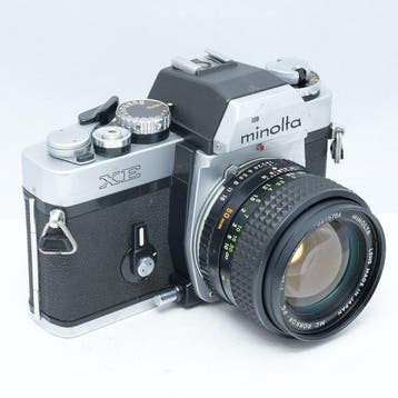 Minolta XE + MC Rokkor-PG 1,4/50mm | Analoge camera, Nieuw