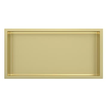 Mat goud RVS Inbouwnis 30x60x10cm met LED verlichting, Verzenden, Nieuw