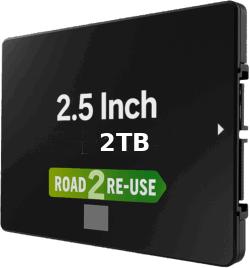 SSD 2TB - 2,5 inch, Computers en Software, Harde schijven, Verzenden, Refurbished