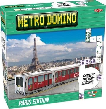 Metro Domino Paris | Tactic - Gezelschapsspellen, Verzenden, Nieuw