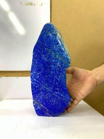 lapis lazuli Vrije vorm beeldhouwkunst - Hoogte: 31 cm -