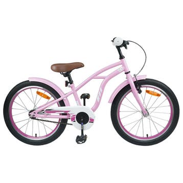 vidaXL Kinderfiets 18 Inch voor 5-7 jaar Lichtroze, Verzenden, Nieuw